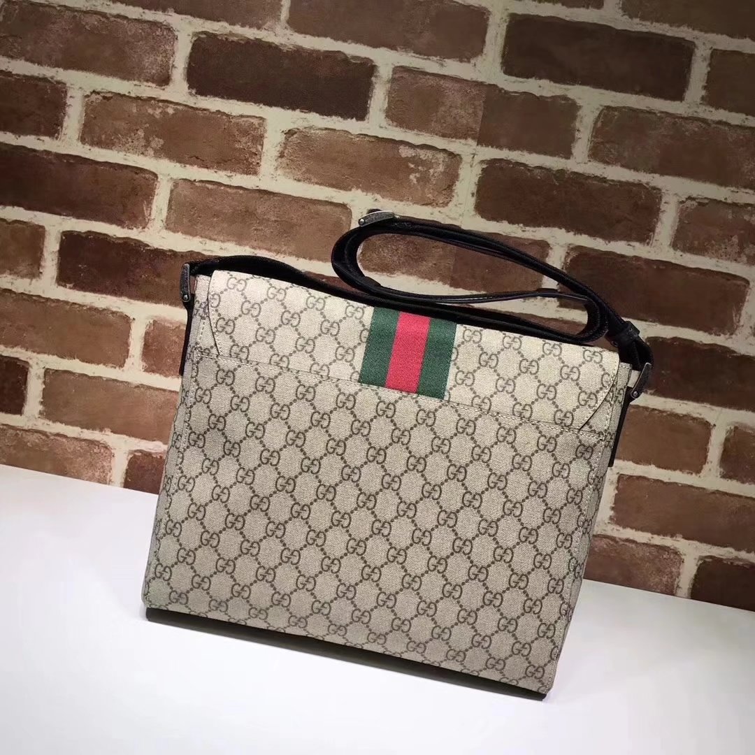 Gucci 475432 GG Supreme Men Messenger Bag