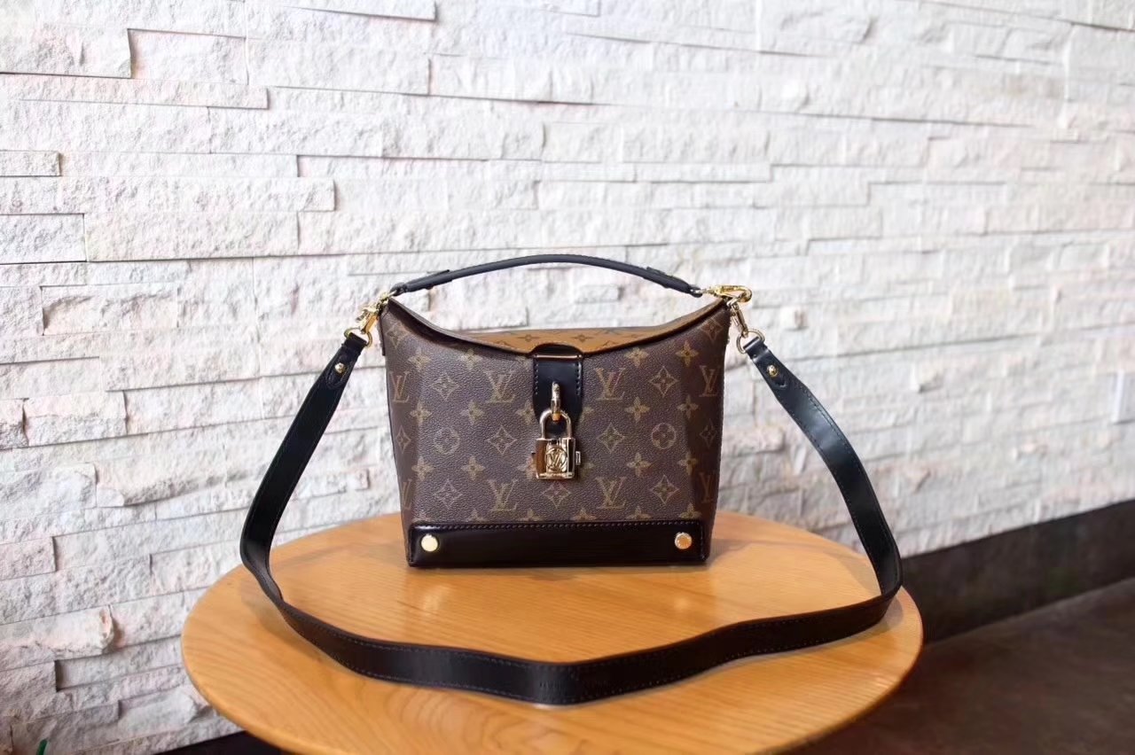 Louis Vuitton M43517 Bento Box BB Shoulder Bag Monogram and Monogram Reverse Coated Canvas