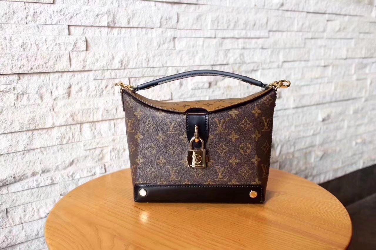 Louis Vuitton M43517 Bento Box BB Shoulder Bag Monogram and Monogram Reverse Coated Canvas