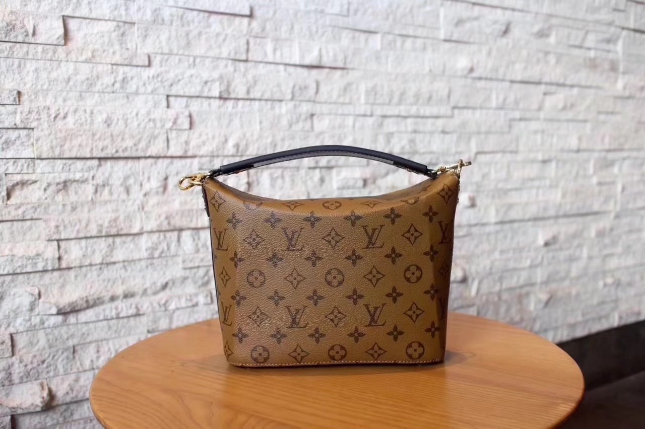 Louis Vuitton M43517 Bento Box BB Shoulder Bag Monogram and Monogram Reverse Coated Canvas