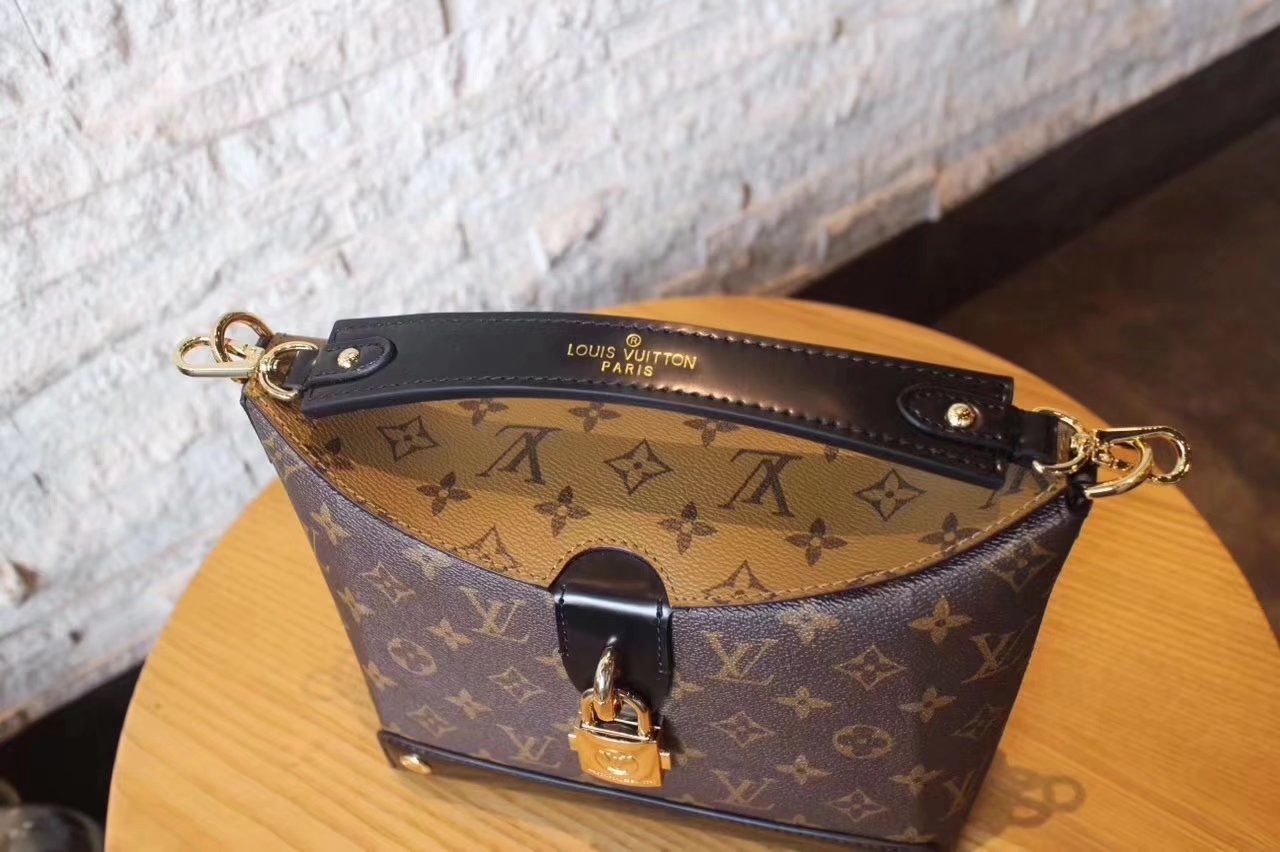 Louis Vuitton M43517 Bento Box BB Shoulder Bag Monogram and Monogram Reverse Coated Canvas