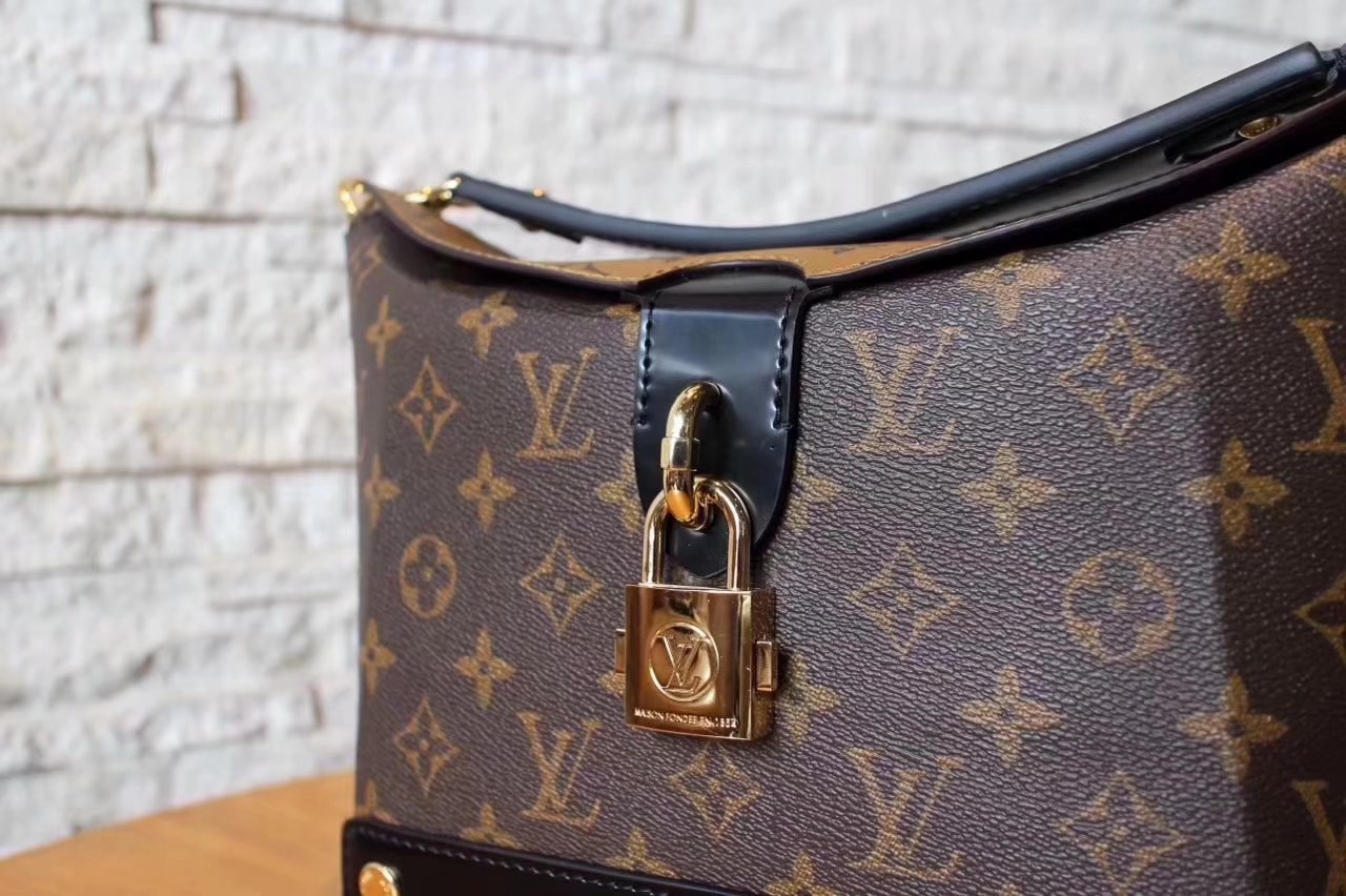 Louis Vuitton M43517 Bento Box BB Shoulder Bag Monogram and Monogram Reverse Coated Canvas