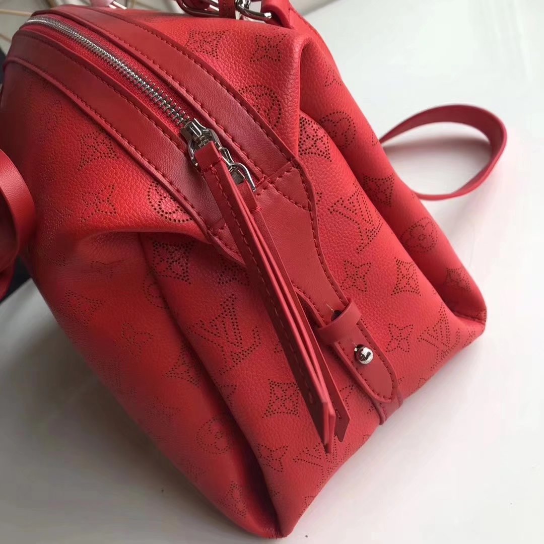 Louis Vuitton M54673 Mahina Asteria Handbag Epi Leather Red