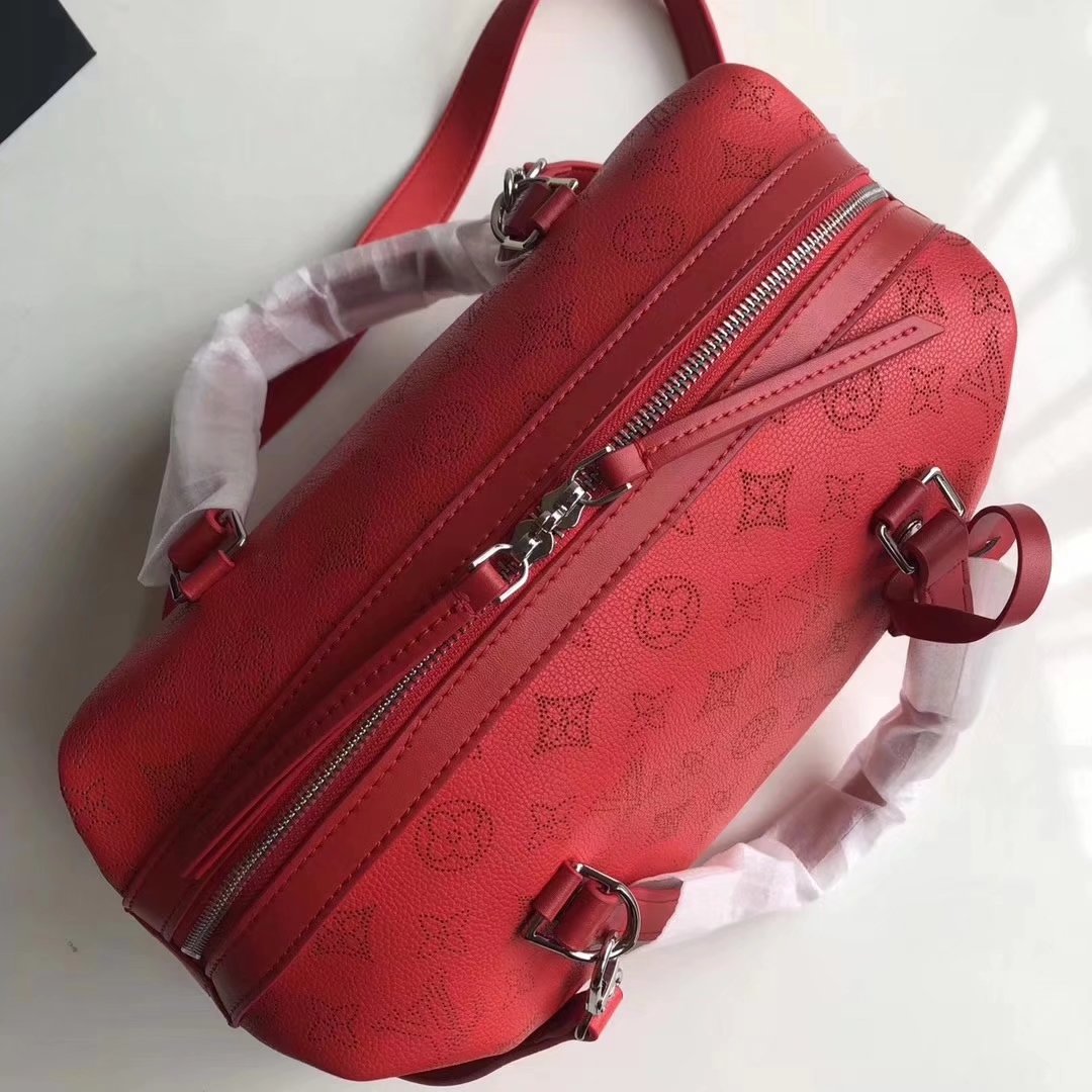 Louis Vuitton M54673 Mahina Asteria Handbag Epi Leather Red