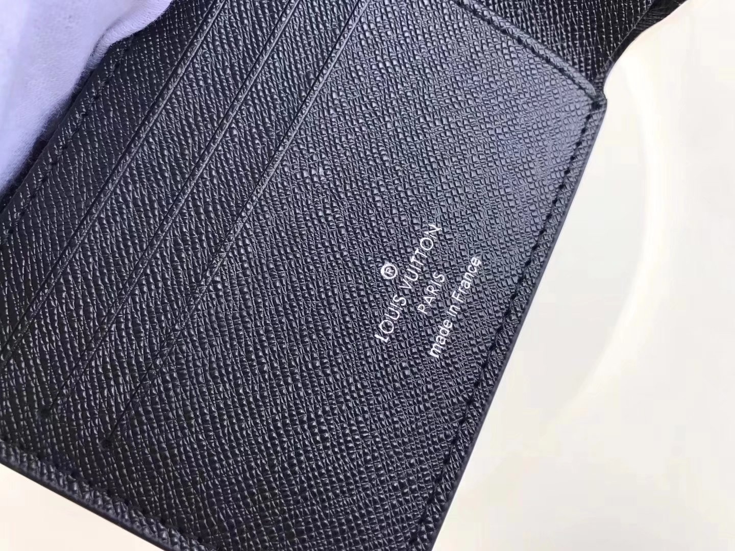 Louis Vuitton N64439 Multiple Wallet LV League  Damier Graphite Coated Canvas