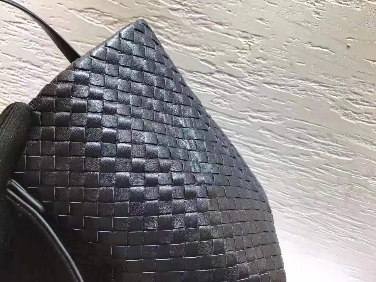 Bottega Veneta Large Tote Bag Intrecciato Nappa Black