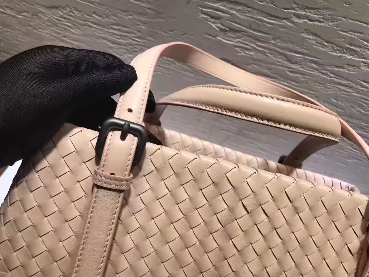 Bottega Veneta Large Tote Bag Intrecciato Nappa Khaki