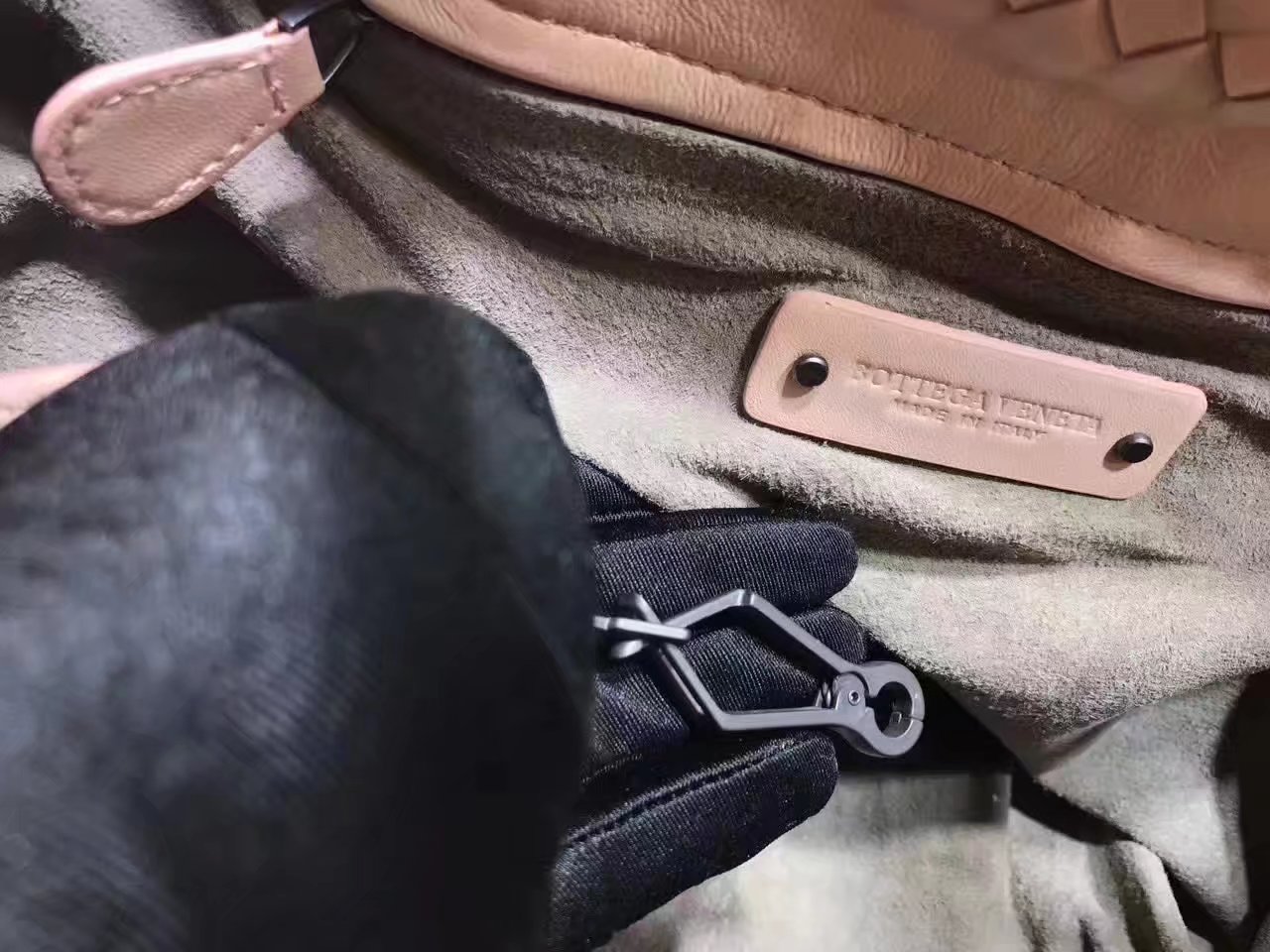 Bottega Veneta Large Tote Bag Intrecciato Nappa Khaki