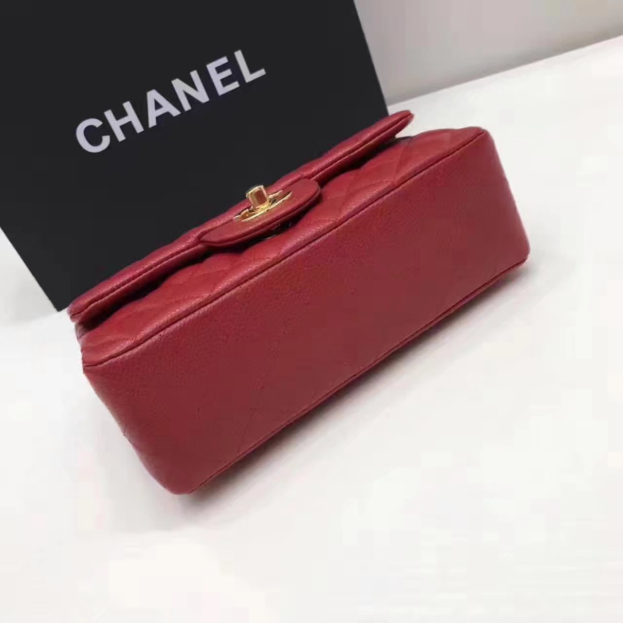 Chanel CF2.0 Caviar Leather Bag with Gold