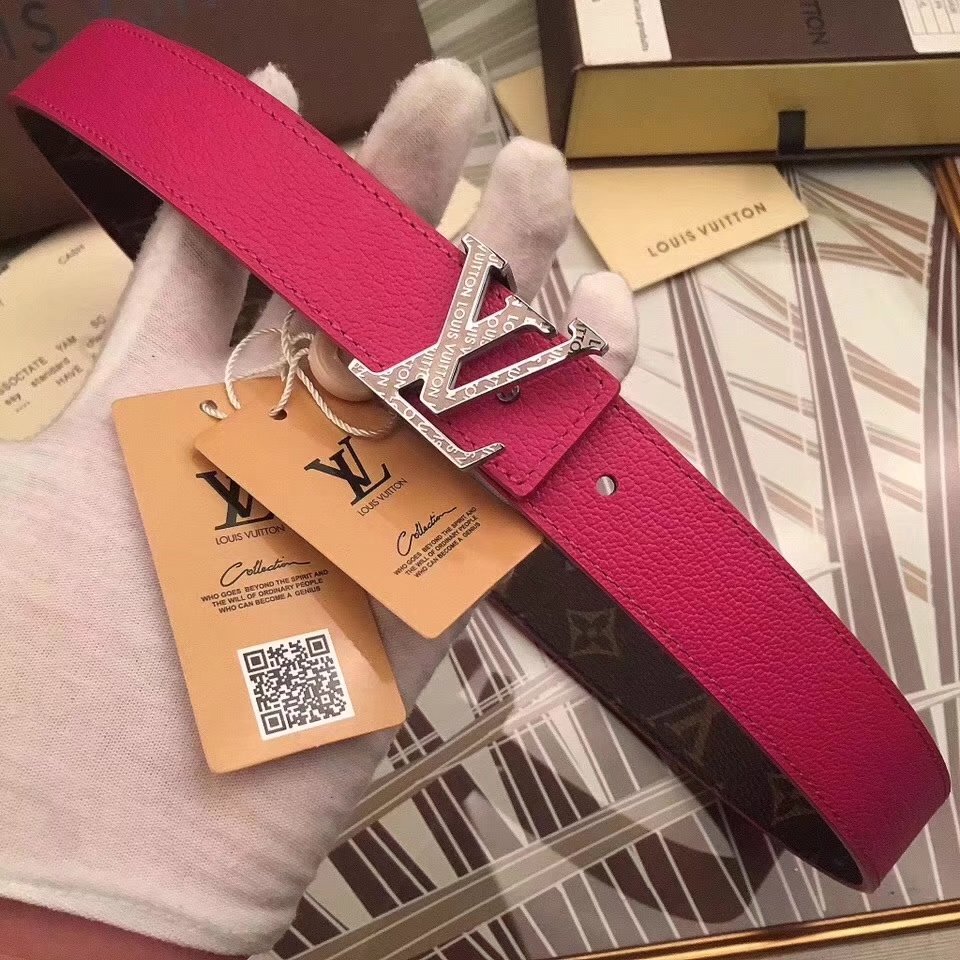 Cheap Louis Vuitton 3cm Reversible Leather Belt 017