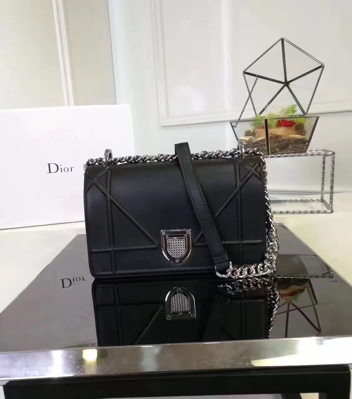 Dior Diorama Bag Black Lambskin