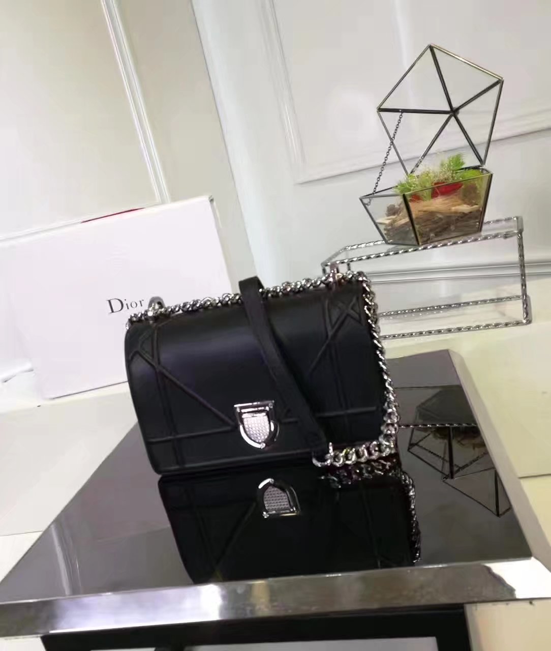 Dior Diorama Bag Black Lambskin