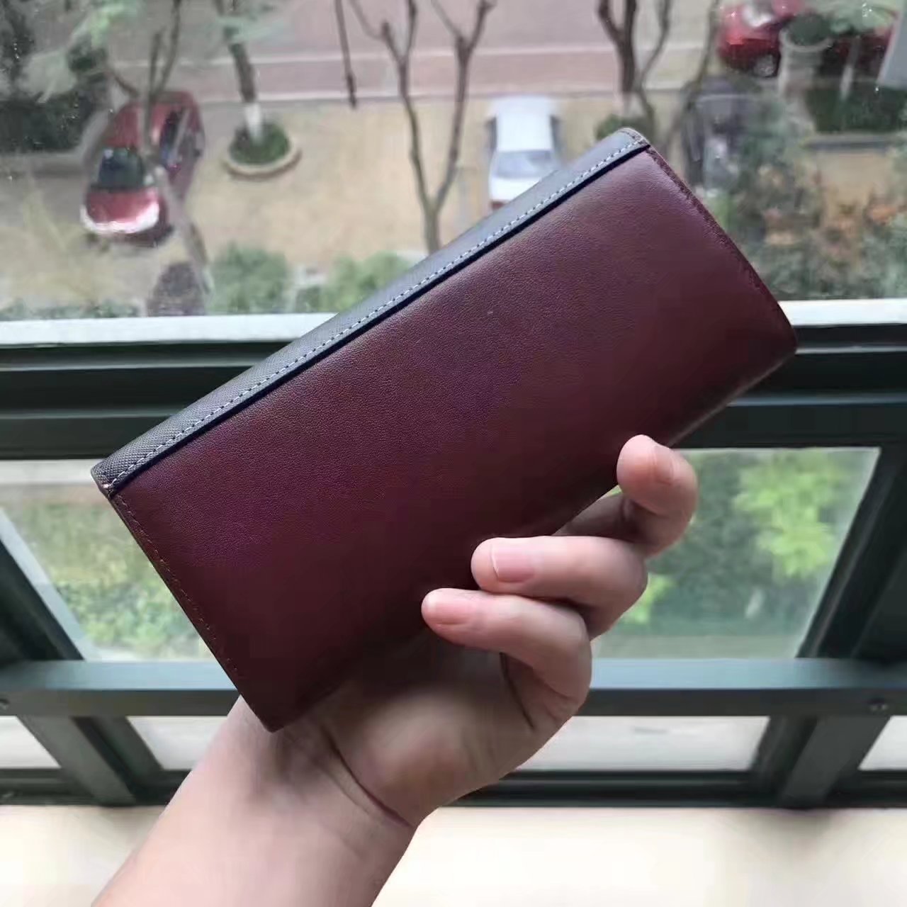 Fendi Continental Wallet in Red Leather