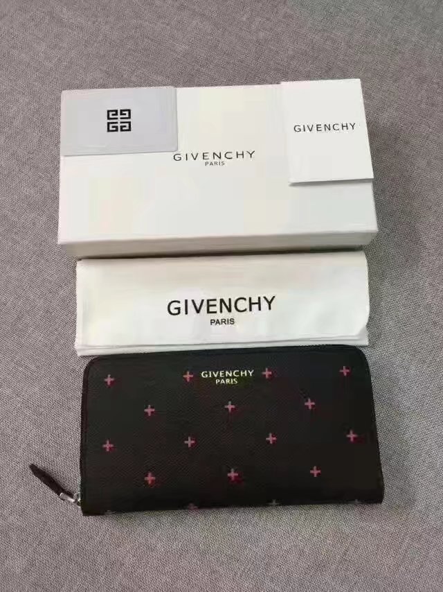 Givenchy G8001 New Zip Wallet Black