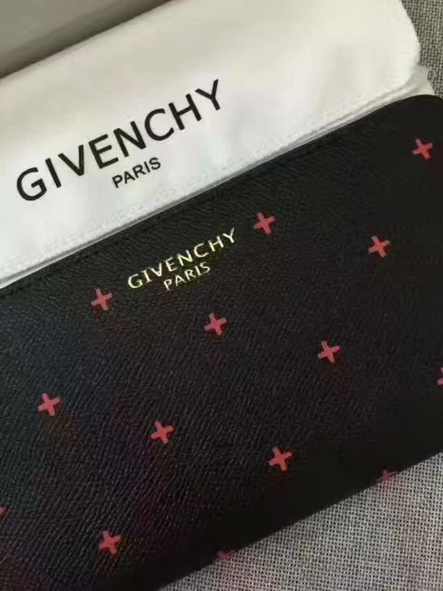 Givenchy G8001 New Zip Wallet Black