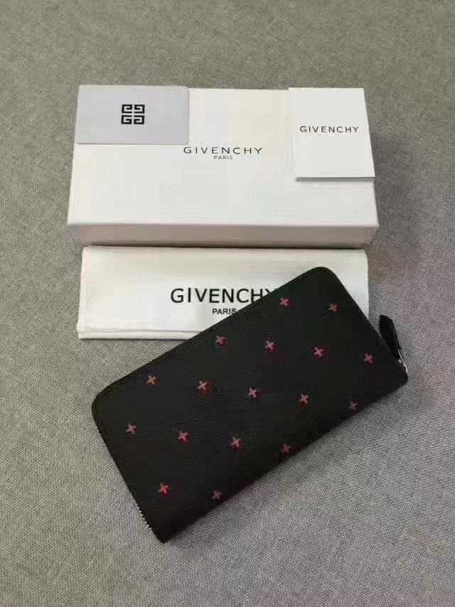 Givenchy G8001 New Zip Wallet Black