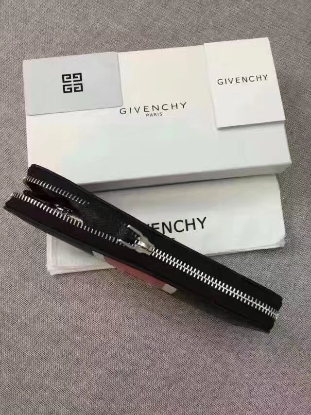 Givenchy G8001 New Zip Wallet Black