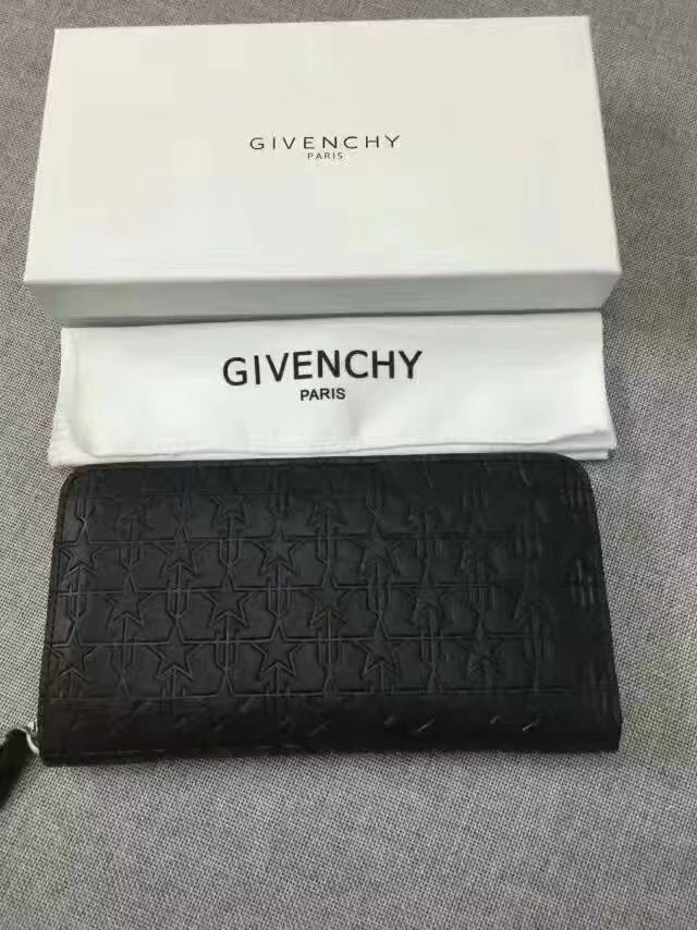 Givenchy G8002 New Zip Wallet Black