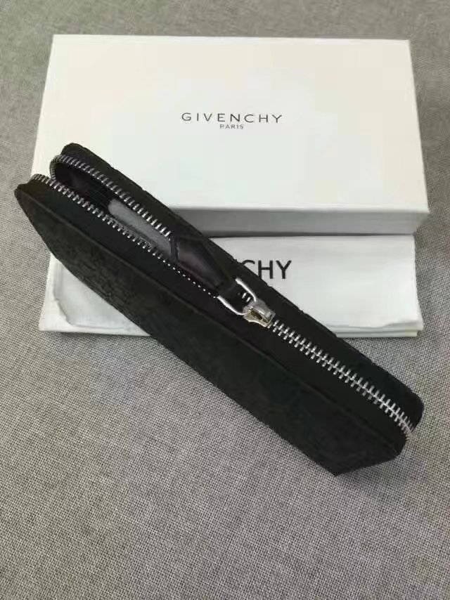 Givenchy G8002 New Zip Wallet Black