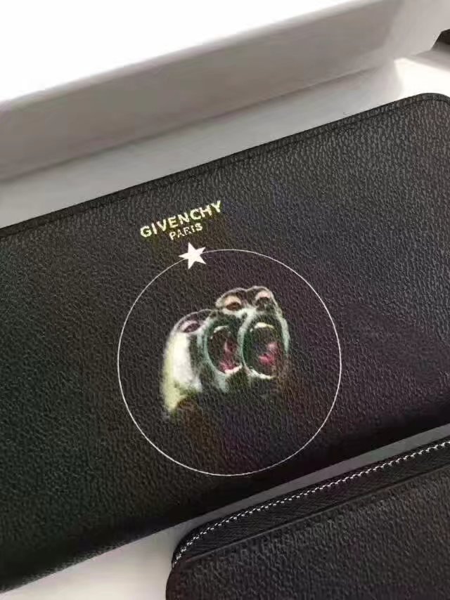 Givenchy G8004 New Zip Wallet Black