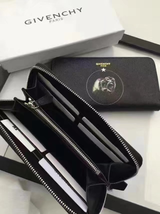 Givenchy G8004 New Zip Wallet Black