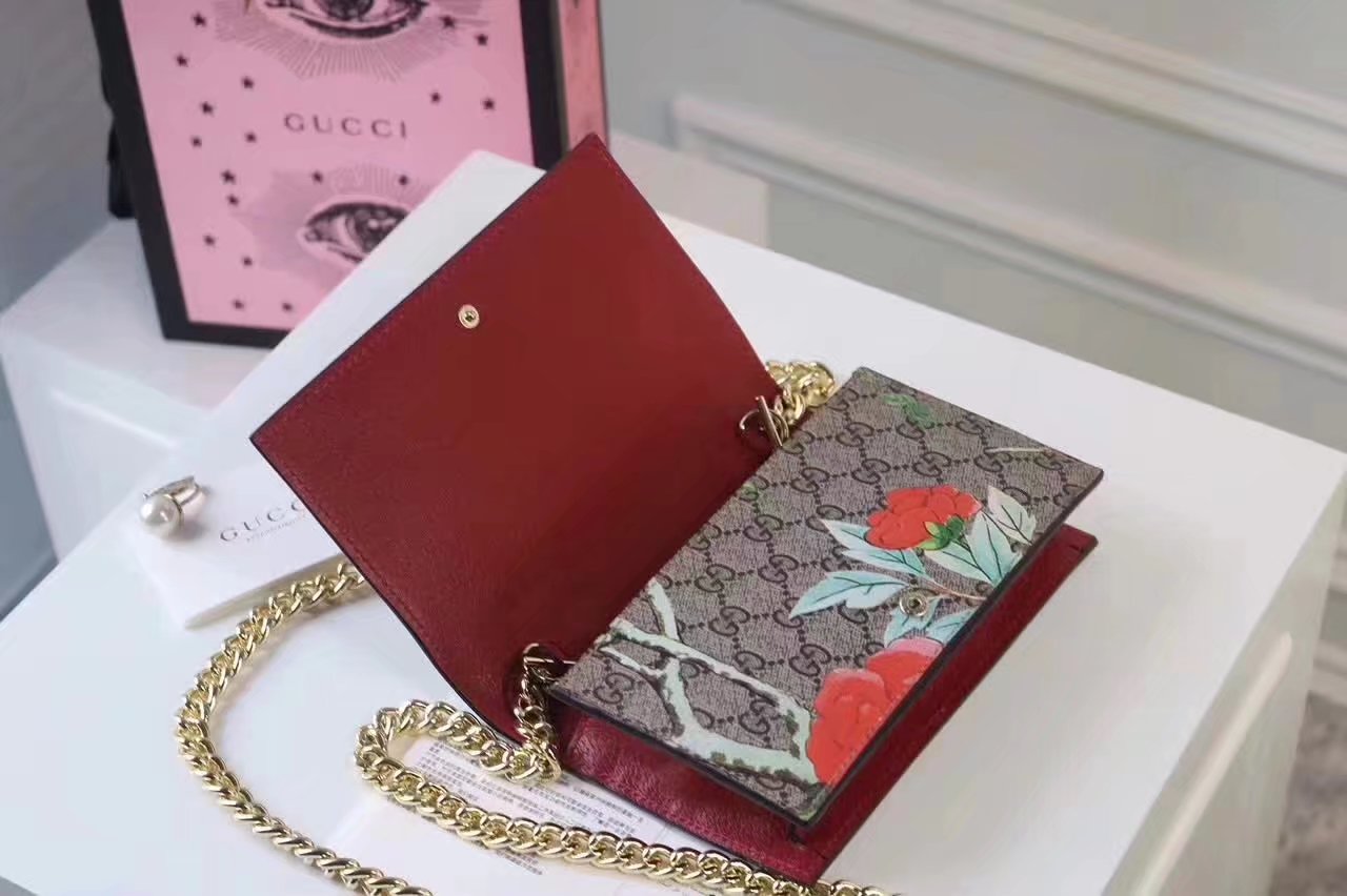 Gucci 424891 Supreme Tian Mini Chain Bag