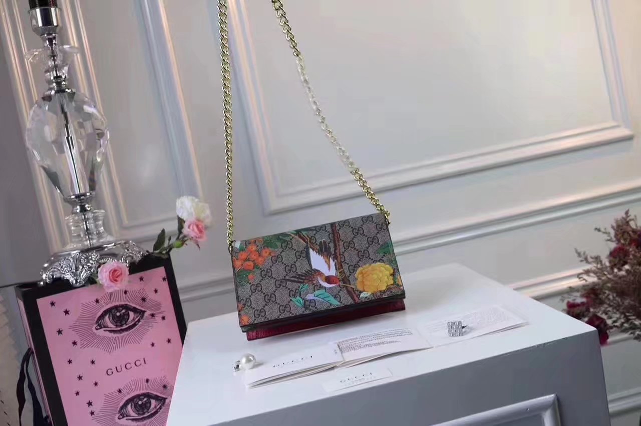 Gucci 424891 Supreme Tian Mini Chain Bag