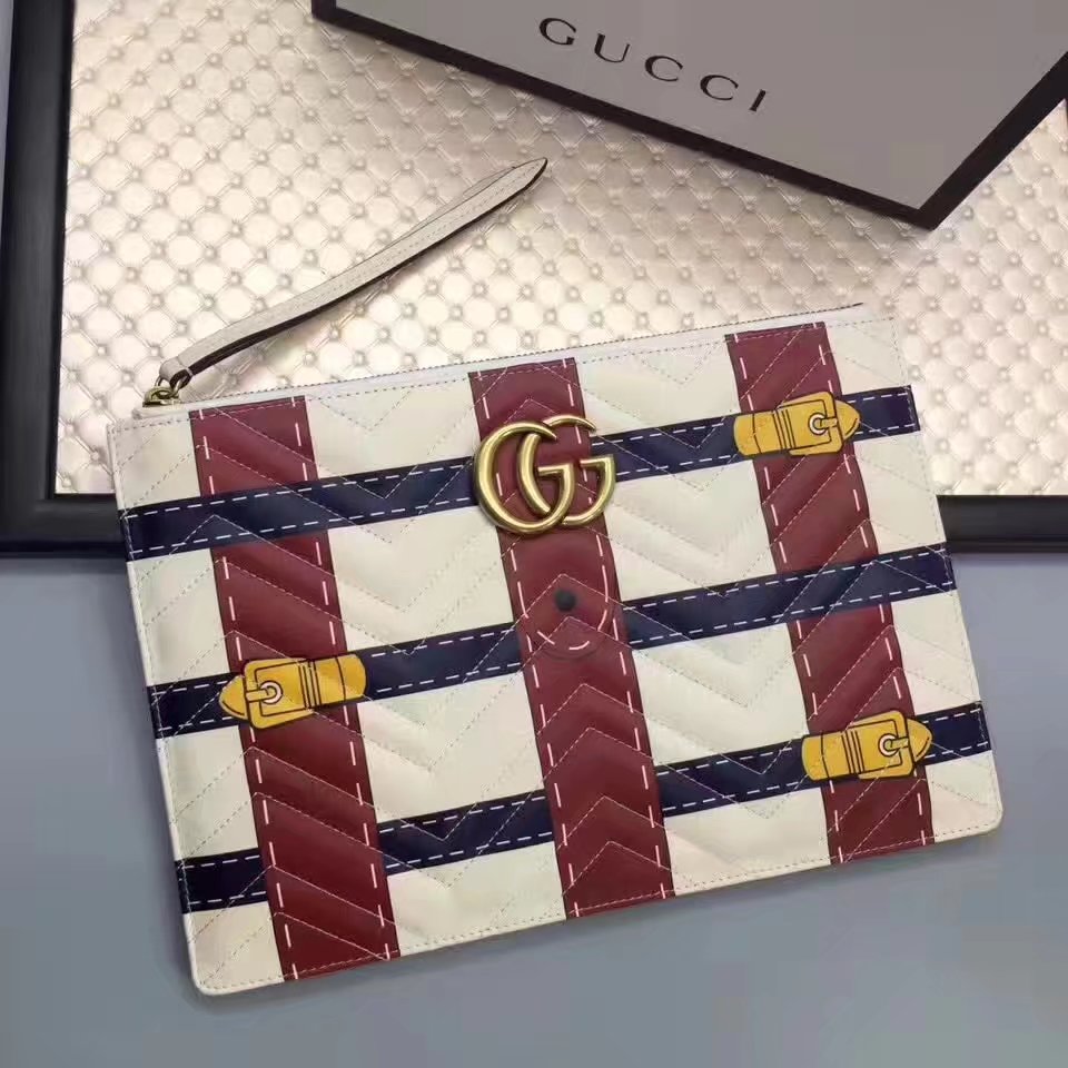 Gucci 466389Women GG Clutch Bags