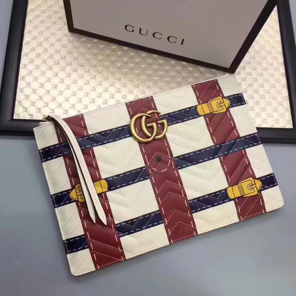 Gucci 466389Women GG Clutch Bags