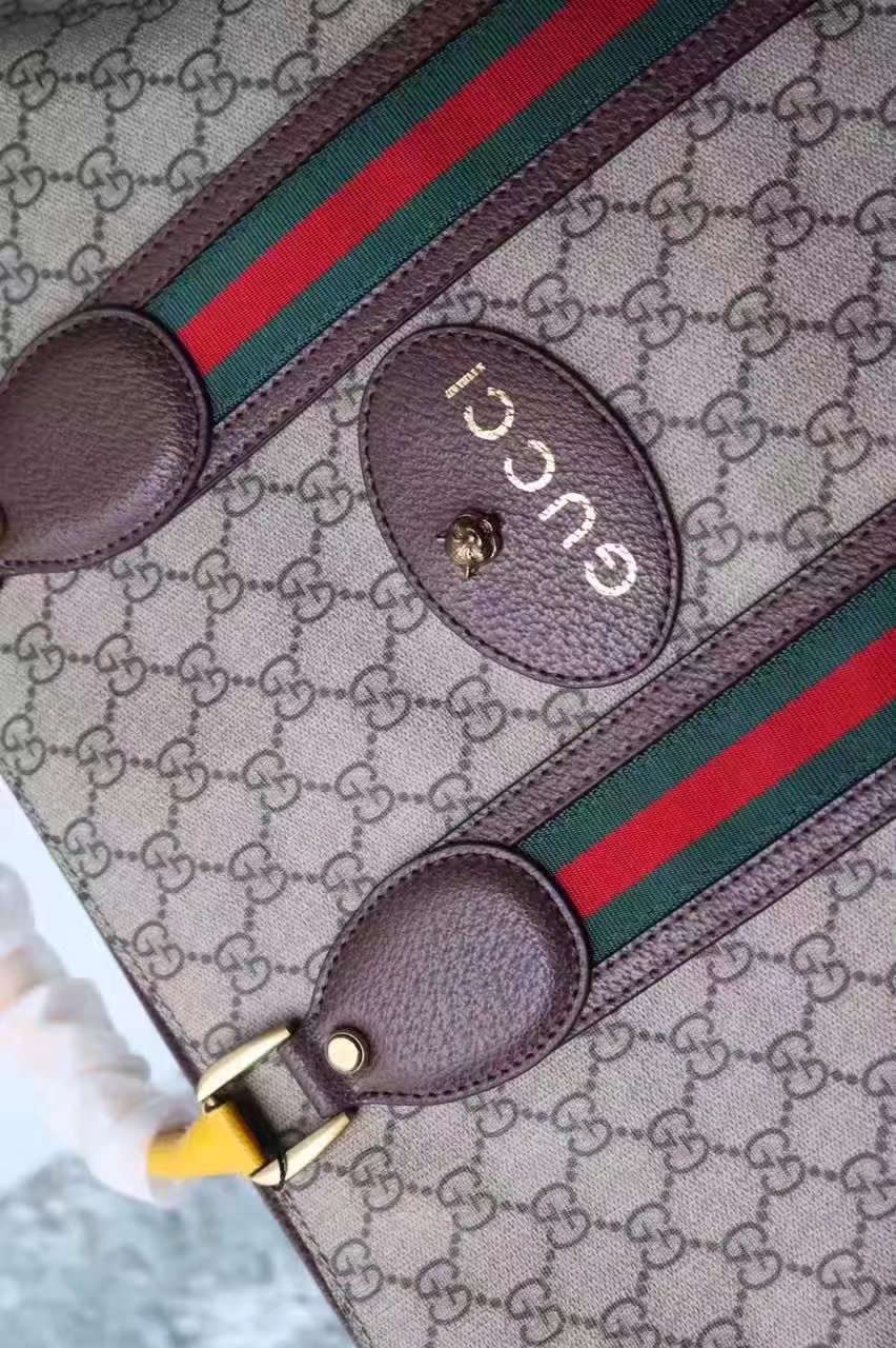 Gucci 473870 GG Supreme Men Tote Bag