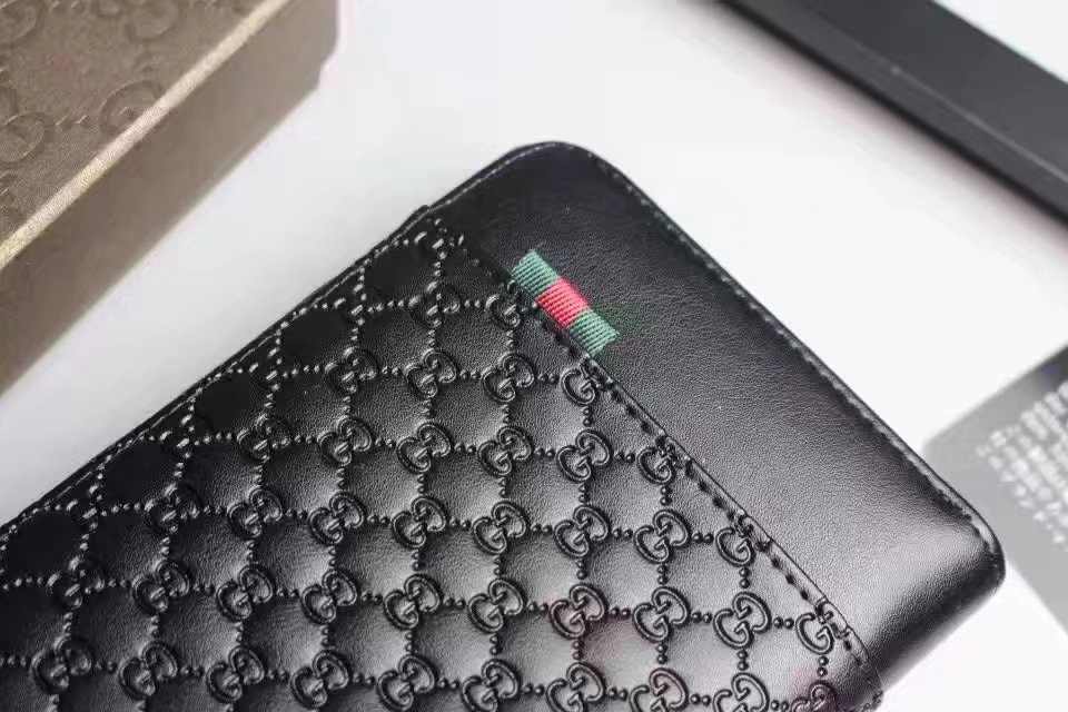 Gucci 5270 Signature Men Wallet Black