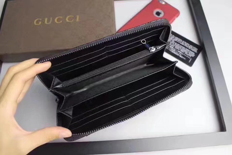 Gucci 5270 Signature Men Wallet Black