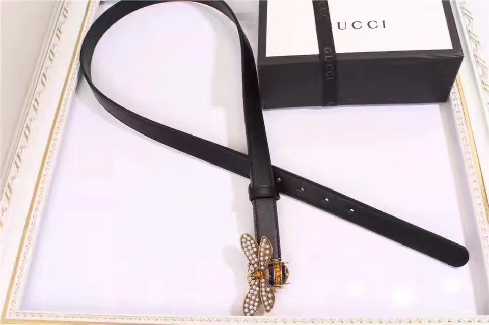 Gucci Bee Women Belt With Diamonds