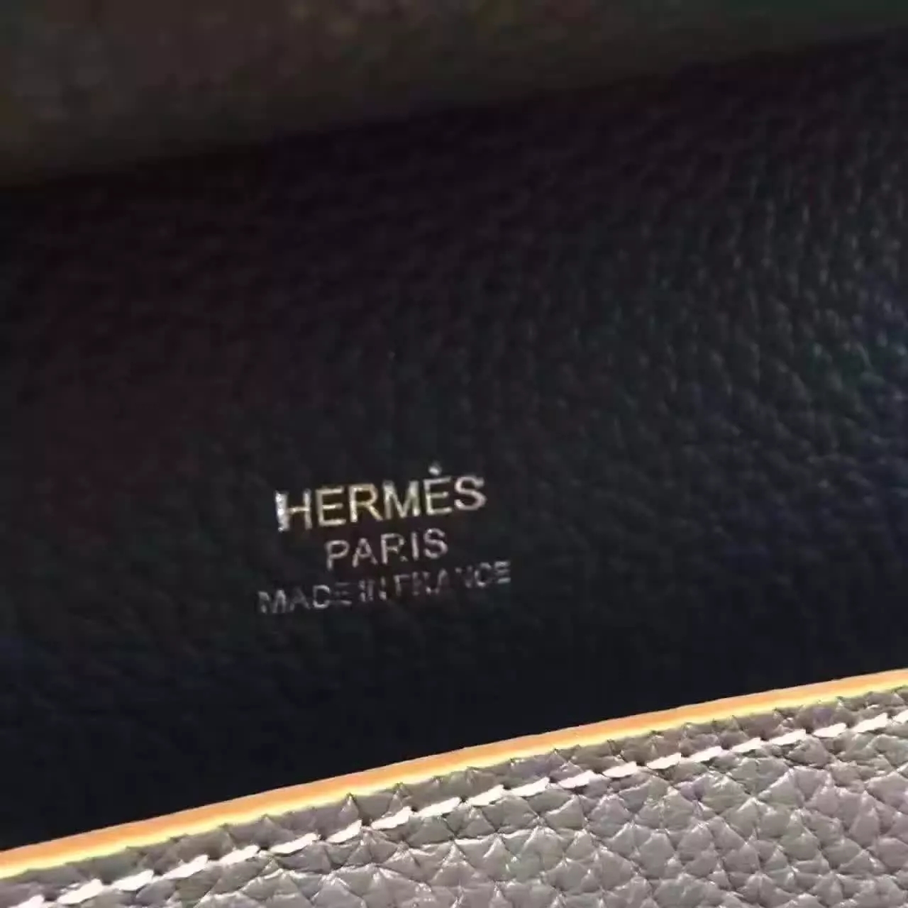 Hermes Jypsiere Leather Shoulder Bag Blue