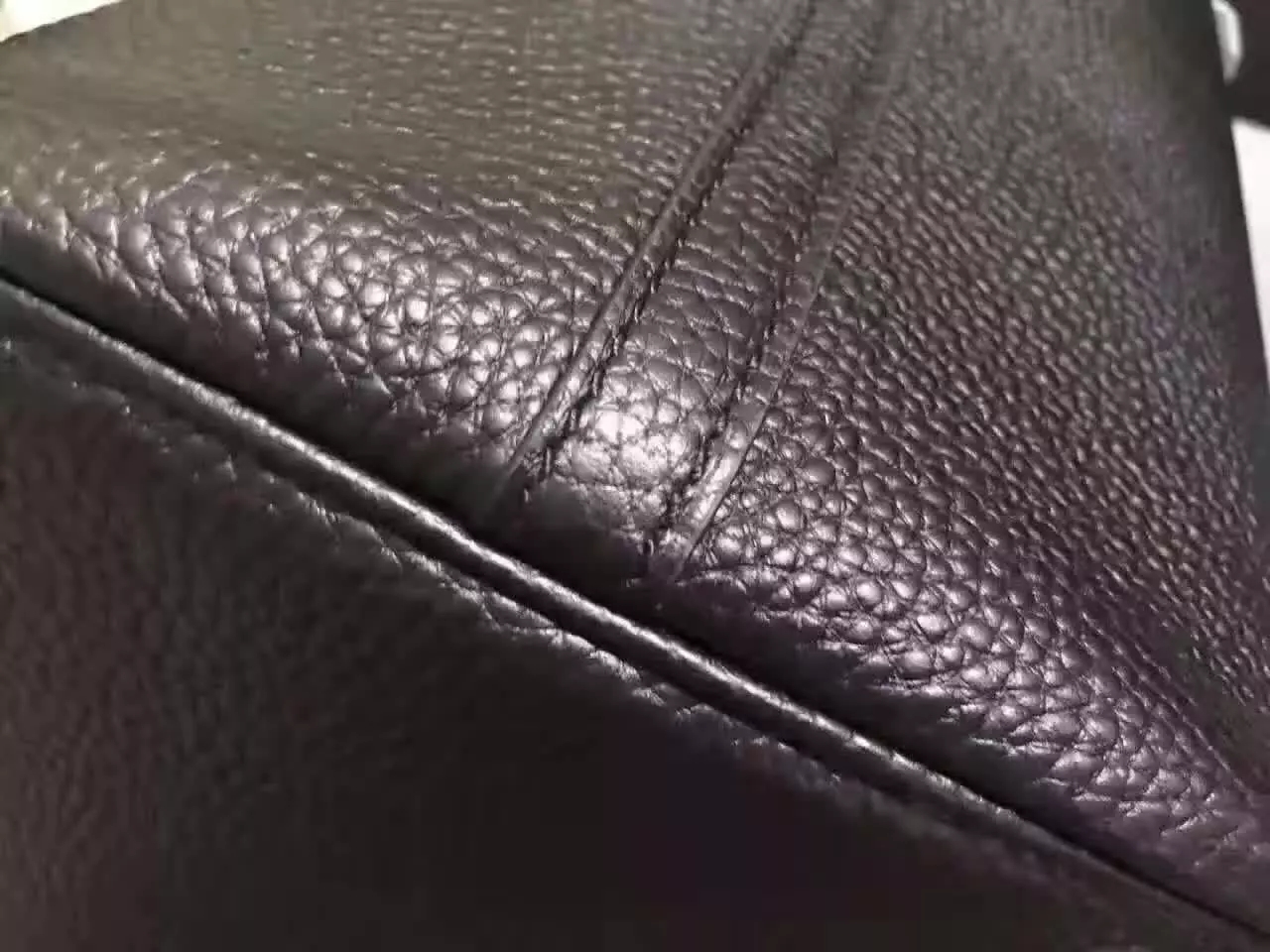 Hermes Picotin Lock Gold Leather Bag Black