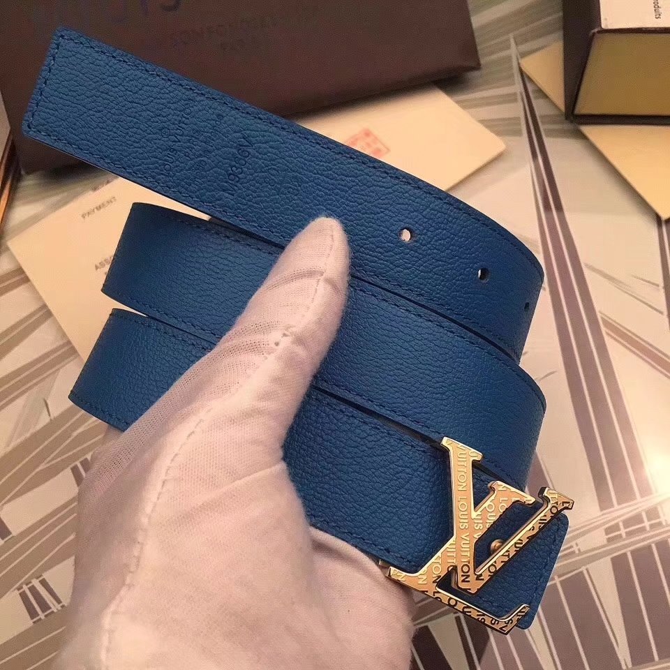 Louis Vuitton 3cm Reversible Leather Belt 015