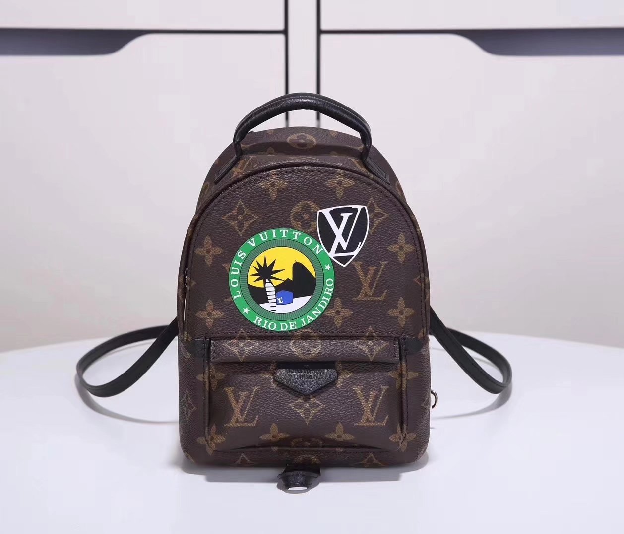 Louis Vuitton 41562 Palm Springs Mini  Backpack Monogram Coated Canvas