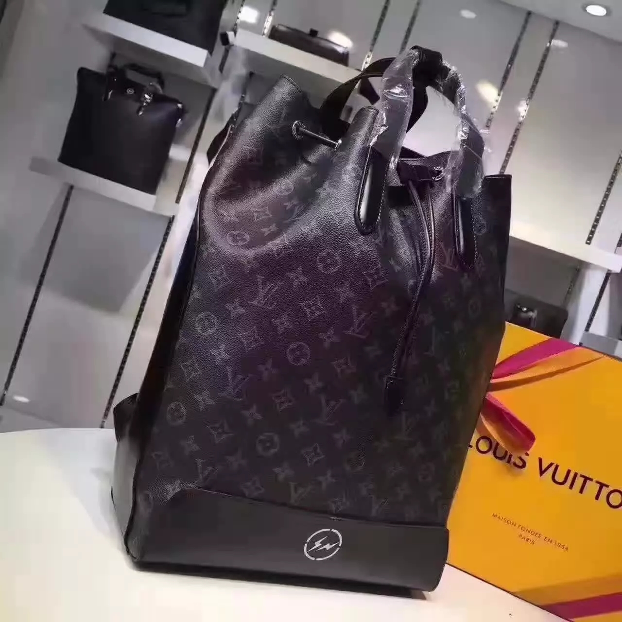 Louis Vuitton M40527 Explorer Backpack Monogram Eclipse Canvas