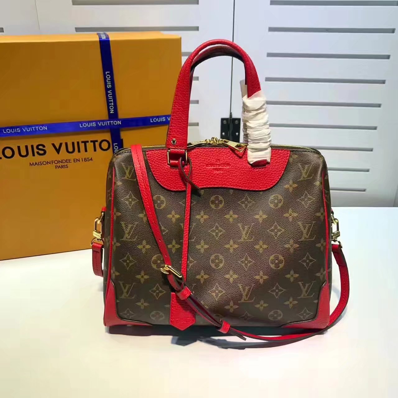 Louis Vuitton M40546 Retiro Monogram Canvas Cherry