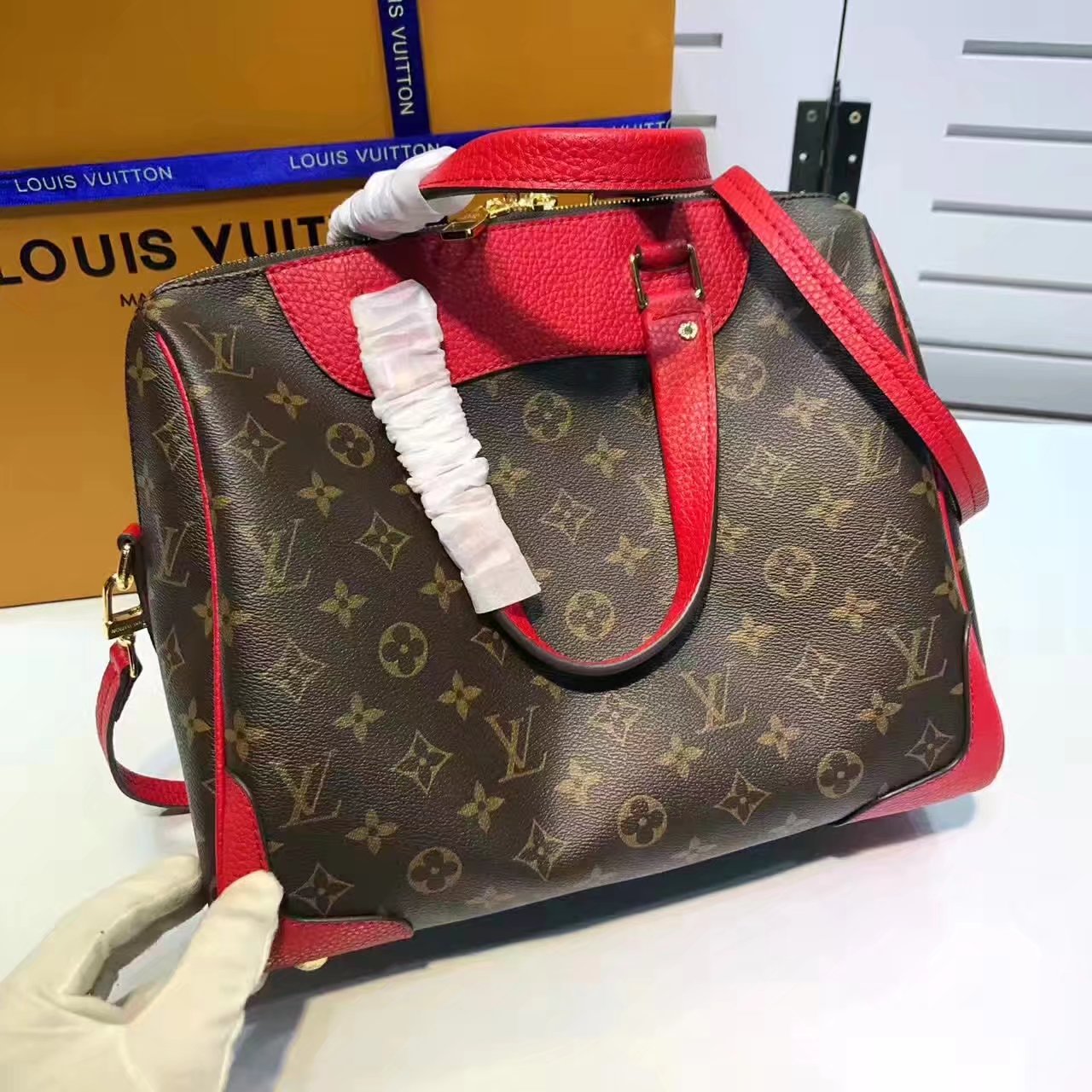 Louis Vuitton M40546 Retiro Monogram Canvas Cherry