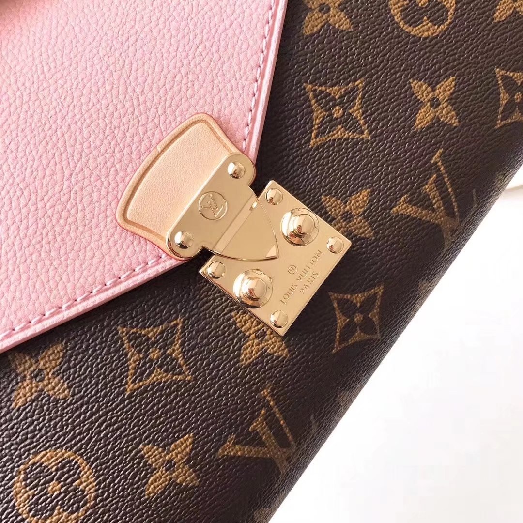 Louis Vuitton M41200 Monogram Pallas Chain Shoulder Bags Pink