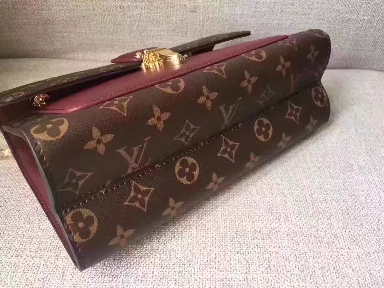 Louis Vuitton M41732 Victoire Monogram Canvas Raisin