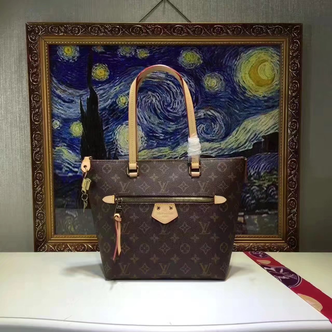 Louis Vuitton M42268 Iena PM Coated Monogram Canvas 