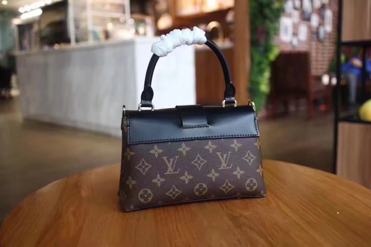 Louis Vuitton M43125 ONE One Handle Flap Bag MM Black