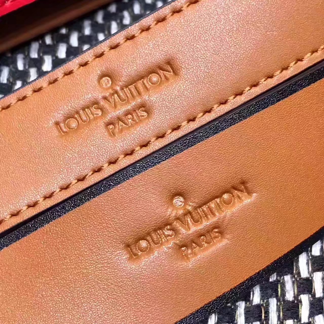 Louis Vuitton M43157 Tuileries Besace Monogram Canvas Caramel