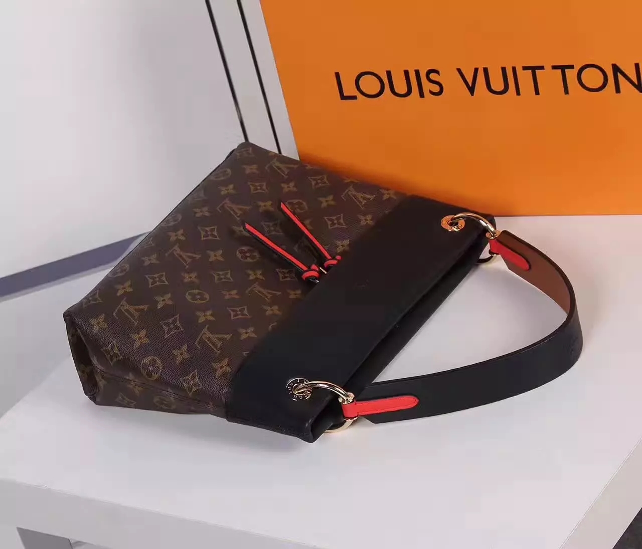 Louis Vuitton M43159 Tuileries Besace Bags Monogram Canvas Black