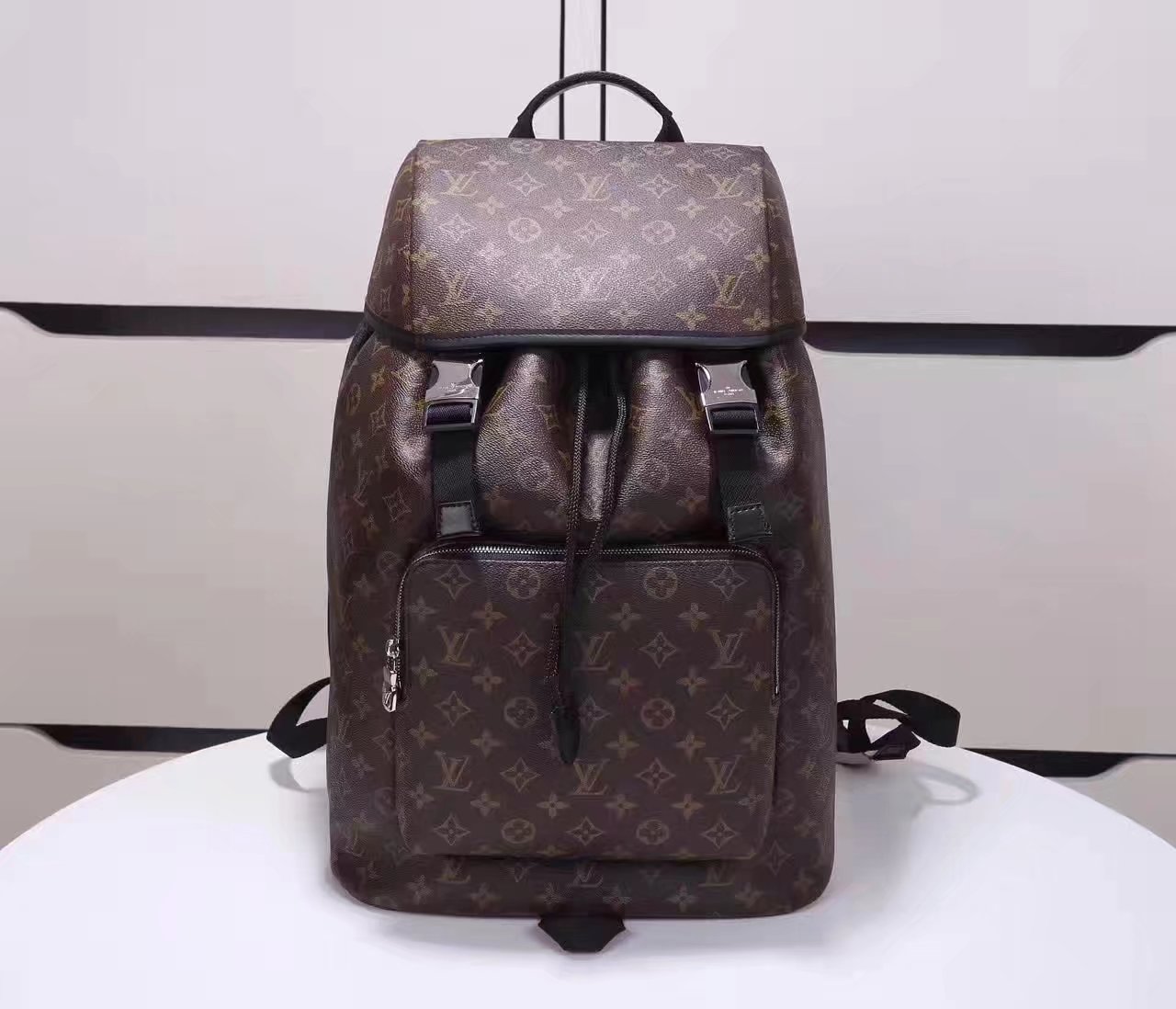 Louis Vuitton M43422 Zack Backpack Coated Canvas Exterior