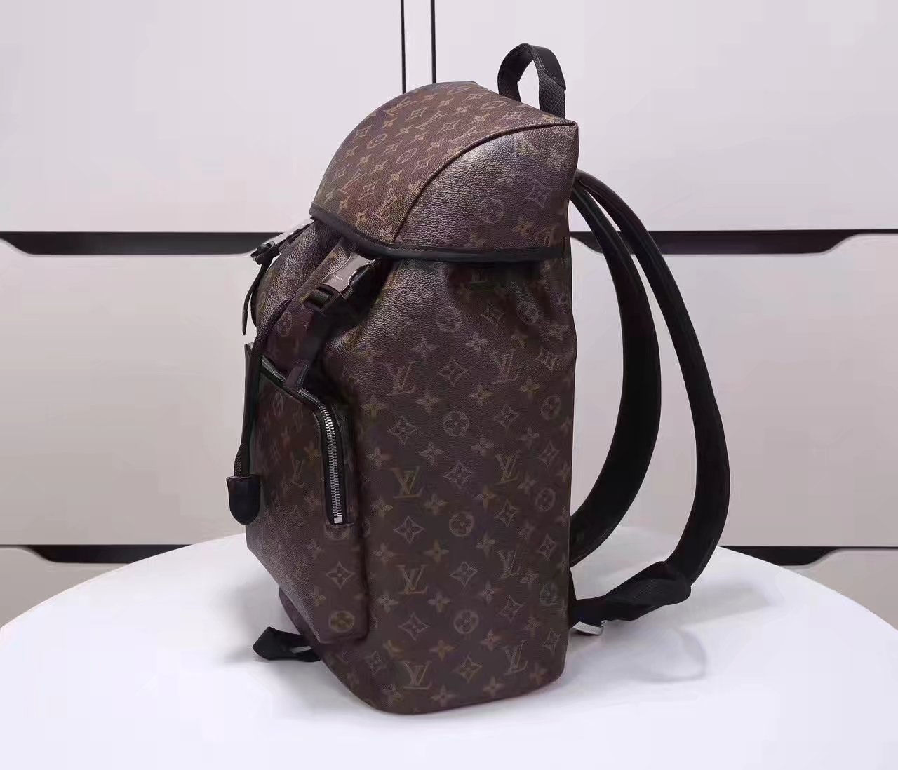 Louis Vuitton M43422 Zack Backpack Coated Canvas Exterior