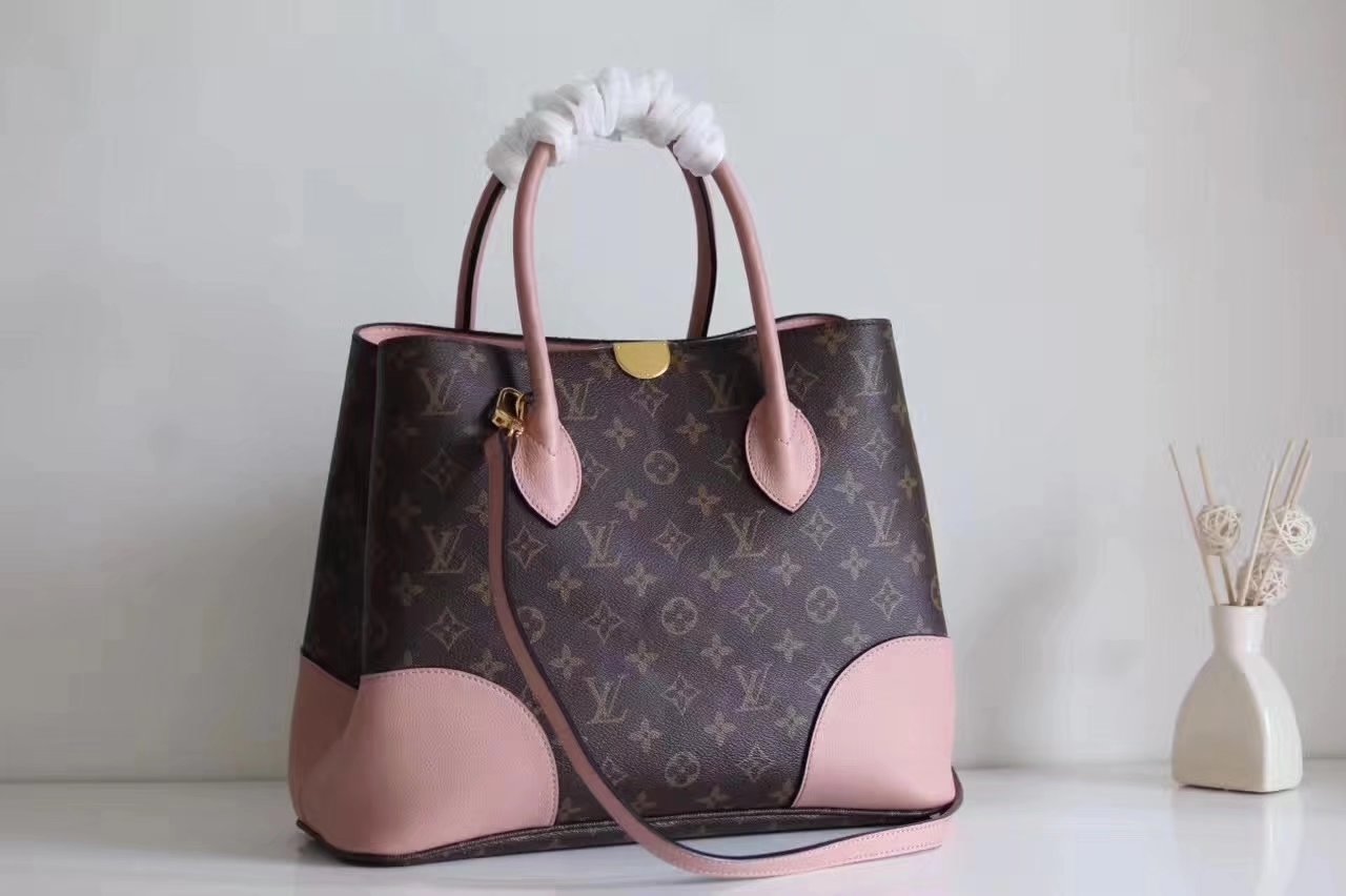 Louis Vuitton M43457 Flandrin Monogram Coated Canvas and Cowhide Leather Exterior Taupe Glace