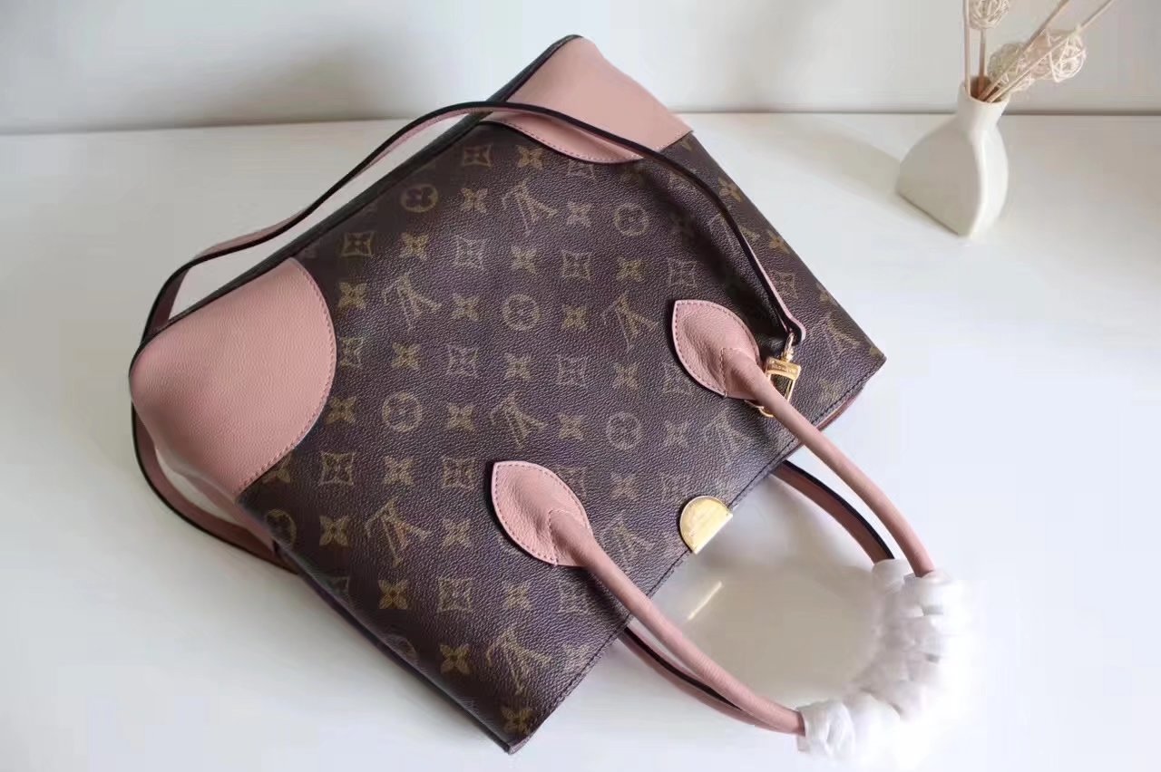 Louis Vuitton M43457 Flandrin Monogram Coated Canvas and Cowhide Leather Exterior Taupe Glace